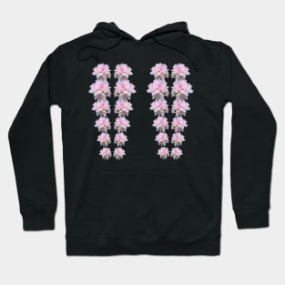 Pink flower print Hoodie